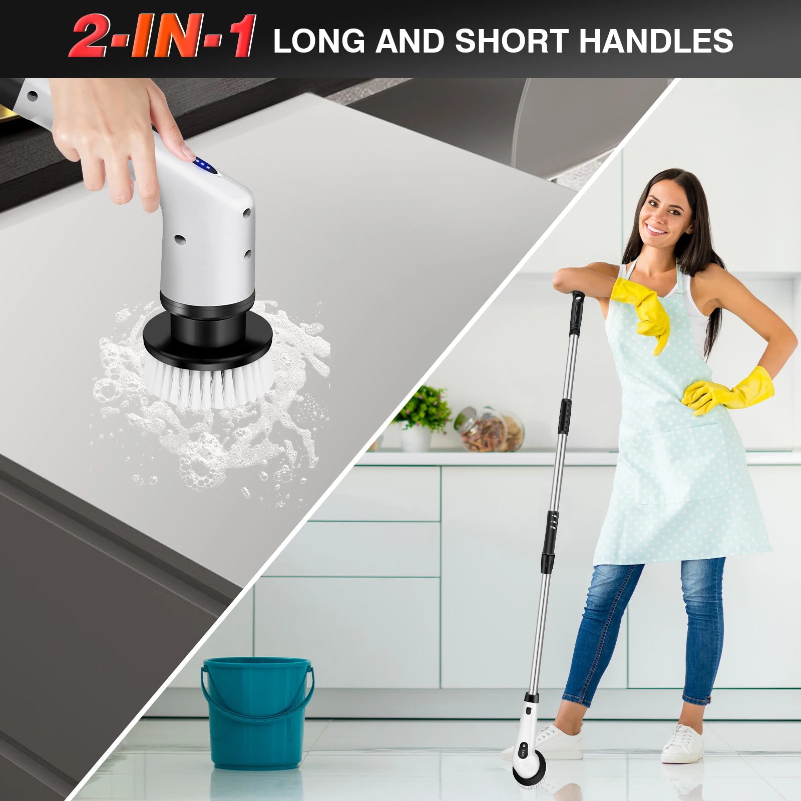 DayPlus 10-in-1 Power Scrubber Pro