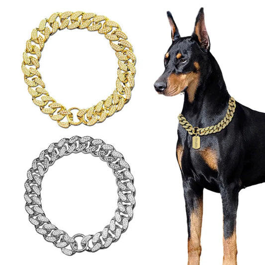 Cuban Sparkle Dog Collar